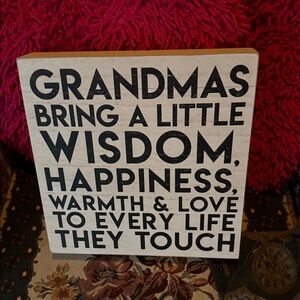 Decorative Sign with Inspirational Quote